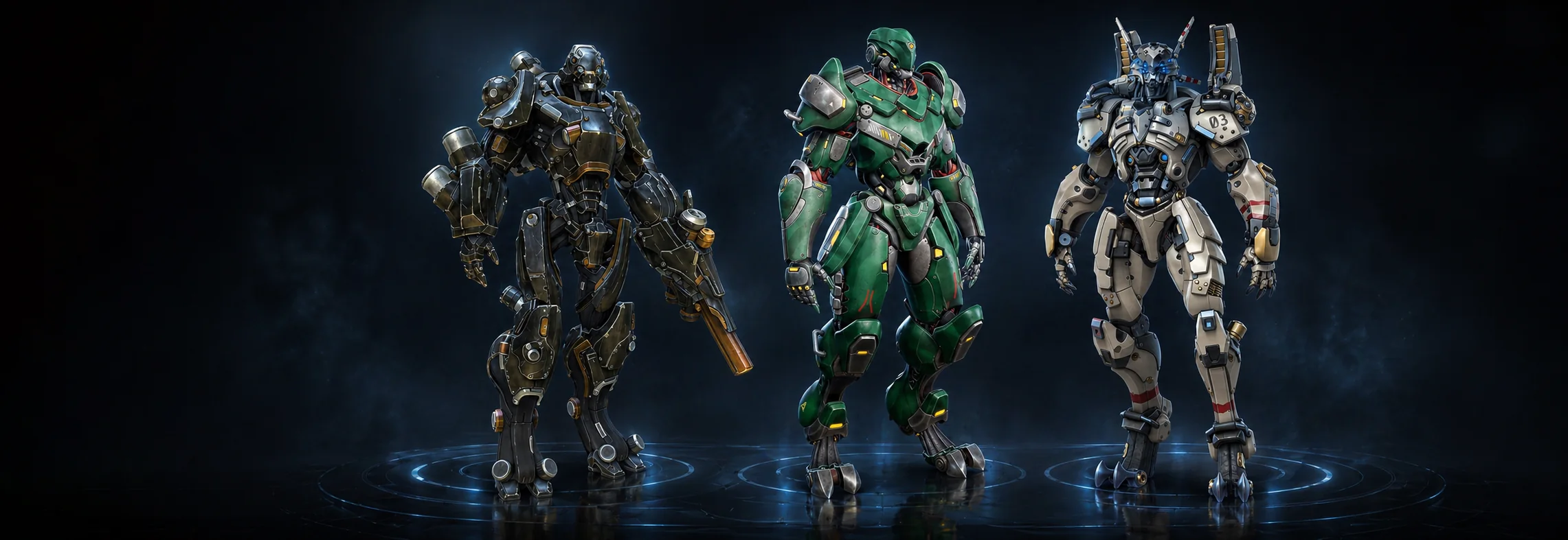 AAA sci-fi robots by Industrial Octopus